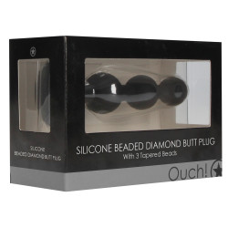 Ouch! Plug Bijou Beaded Diamond 9.5 x 2.5 cm